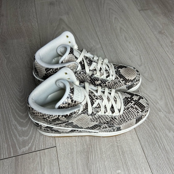 Nike Air Python Cream Snakeskin Leather - Picture 4 of 8